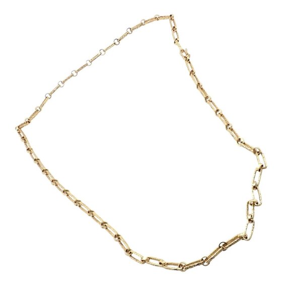 Rare! Vintage Estate 18k Yellow Gold 30" Long Paperclip Link Necklace 56.8g - Picture 12 of 14